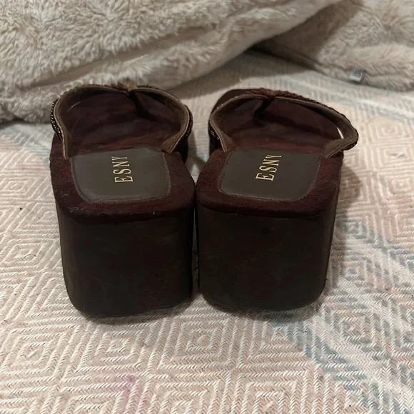 Y2K Esny wedge/platform flip flops - Picture 4 of 4